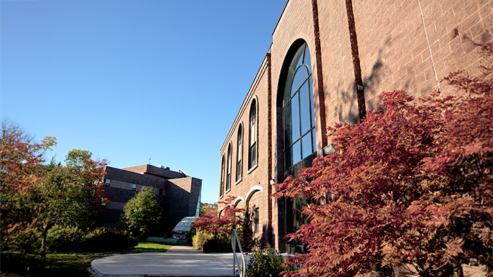 A photo of the Fine Arts building from 1984 at the Sir Wilfred Grenfell College